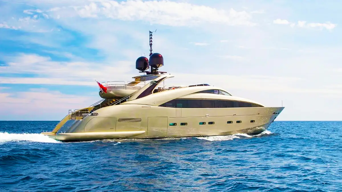 Exterior view of 120' ISA yacht