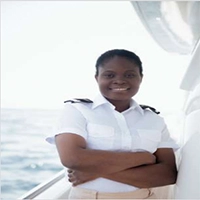 78 Ferretti Athens charter Stewardess
