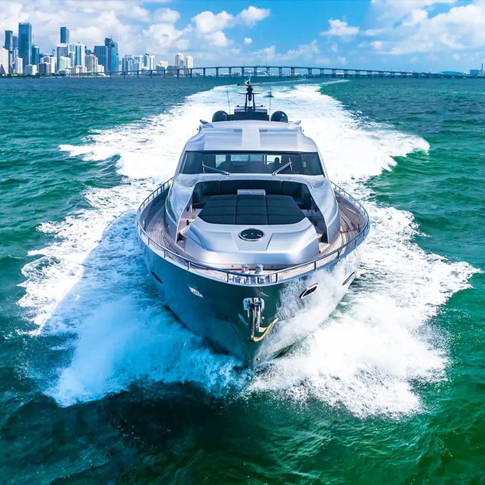 92' Foot Pershing Luxury Yacht - Yacht Charters in Miami and Bahamas